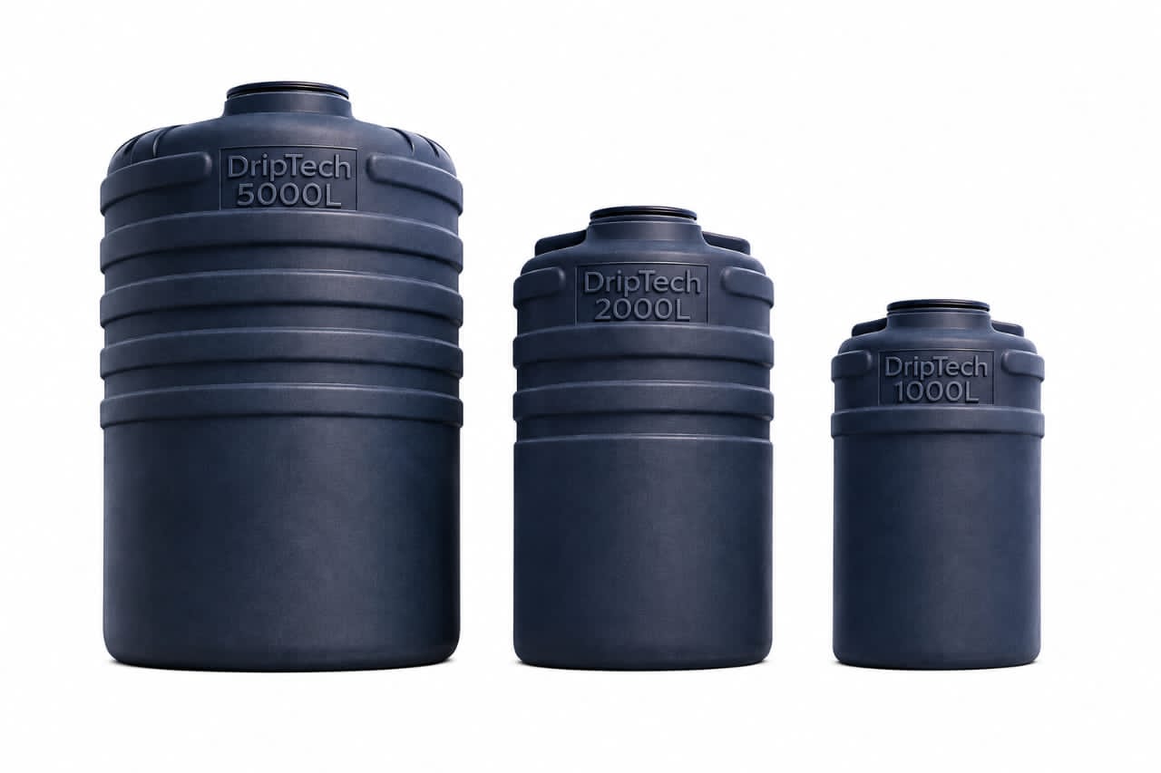Water storage tank for borehole in Zimbabwe