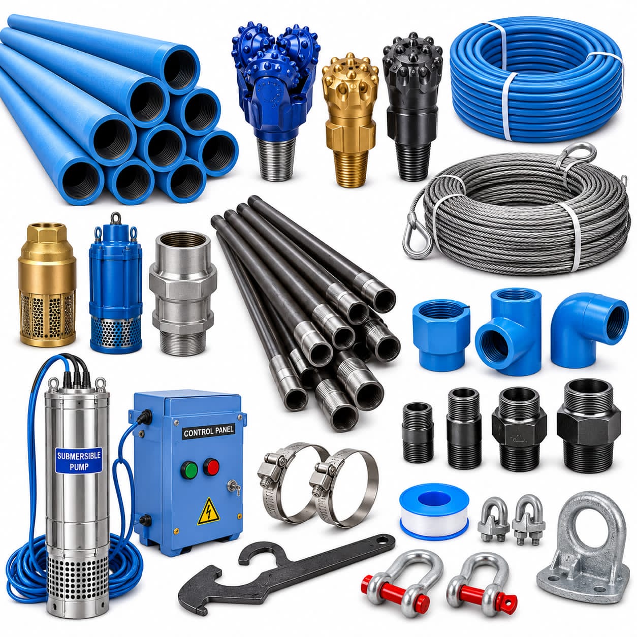 Drilling accessories for borehole in Zimbabwe